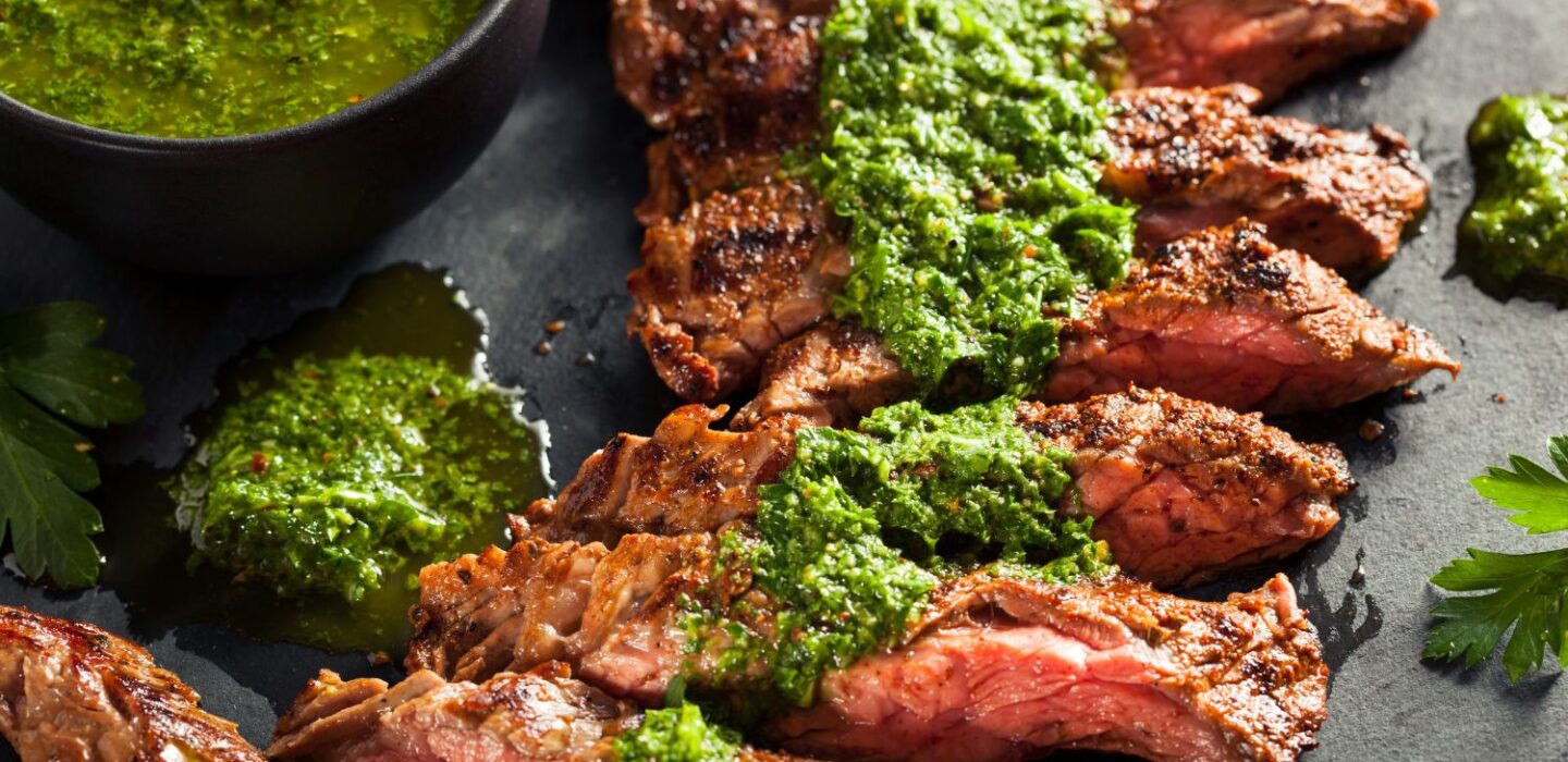 Chimichurri steak